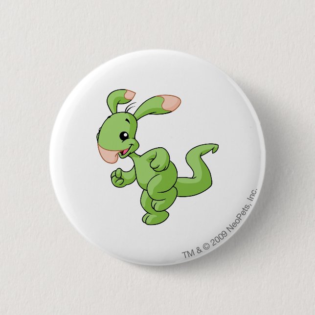 Blumaroo Grün Button (Vorderseite)