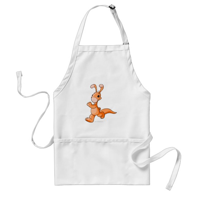Blumaroo Orange Schürze (Vorne)