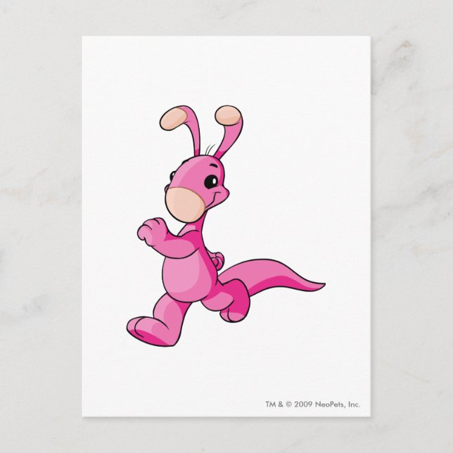 Blumaroo Pink Postkarte (Vorderseite)