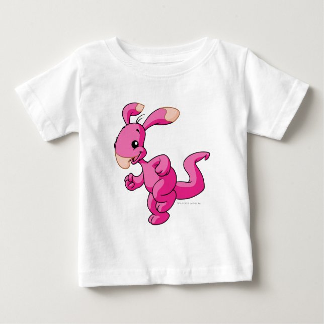 Blumaroo Rosa Baby T-shirt (Vorderseite)