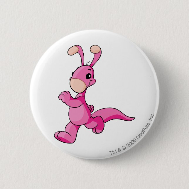 Blumaroo Rosa Button (Vorderseite)