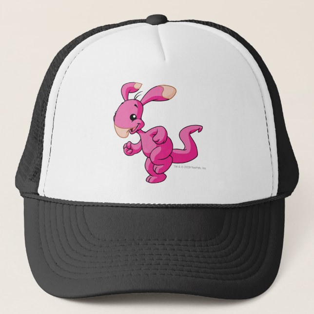 Blumaroo Rosa Truckerkappe (Vorderseite)