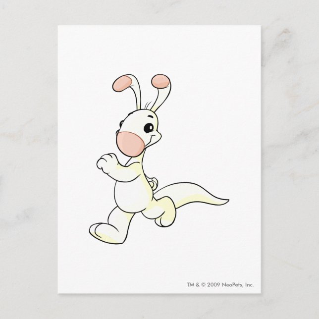 Blumaroo White Postkarte (Vorderseite)