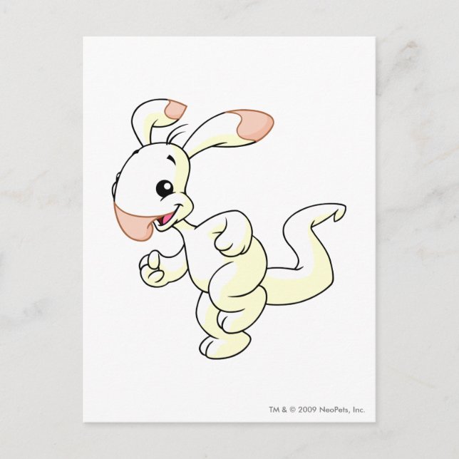 Blumaroo White Postkarte (Vorderseite)