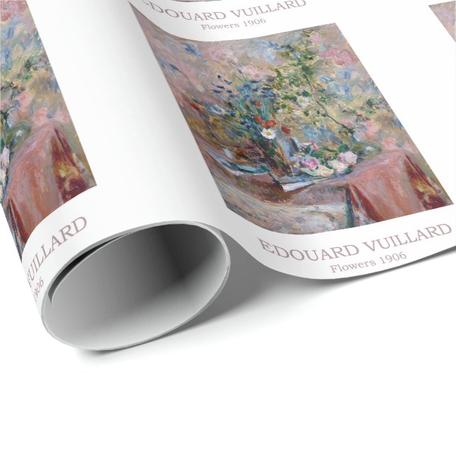 Blume 1906 von Edouard Vuillard Geschenkpapier (Rolleneckpunkt)