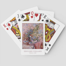 Blume 1906 von Edouard Vuillard Spielkarten