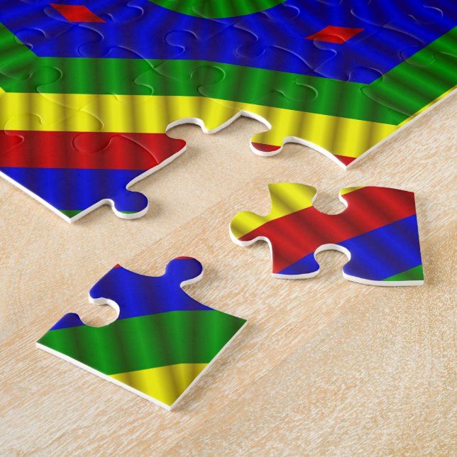 Blume 1: Primärfarben Puzzle (Seite)