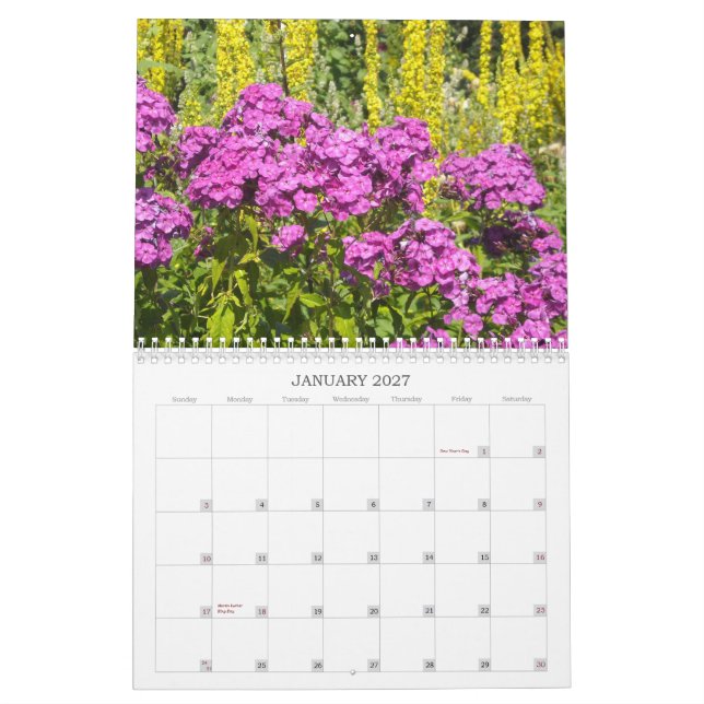 Blume 2012 kalender (Jan 2027)