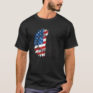 Blume 4. Juli Feier Grafisches Braves T-Shirt