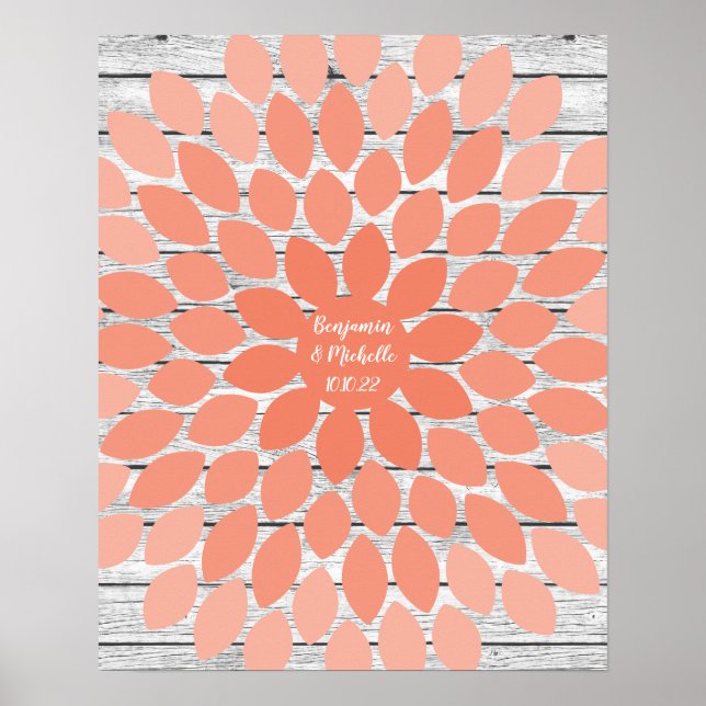 Blume - 75 Signature Gästebuch Alternative Print (Vorne)