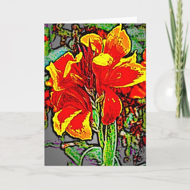 Blume 8 karte (Vorderseite)