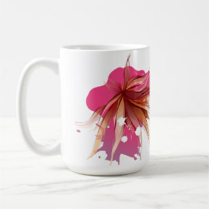 Blume abstrakter Hibisken Tasse