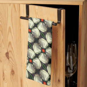 Blume Abstraktes Muster Geschirrtuch