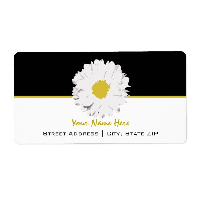 Blume Address Label - Daisy (Vorne)