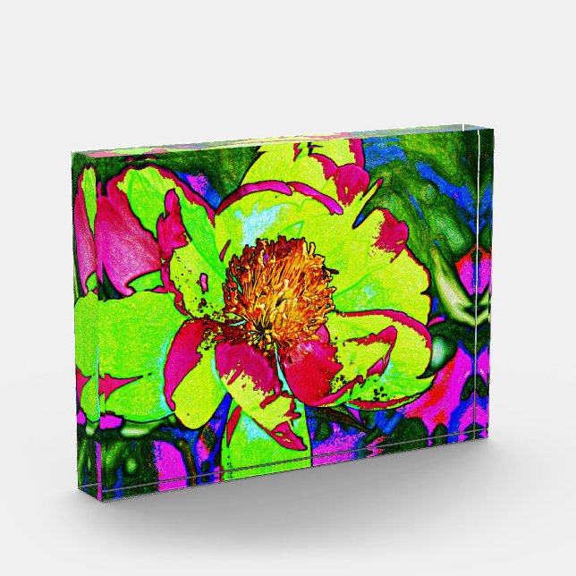 Blume Akrylblock Fotoblock (Links)