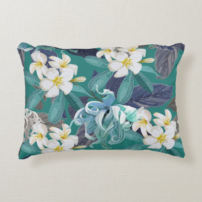 Blume Akzent Pillow Dekokissen (Vorderseite)