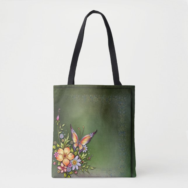 %Blume Allround-Over-Print-Totbeutel, Mittel (Vorderseite)