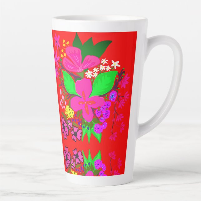 Blume Aluminium Wasser Flasche Milchtasse (Rechts)