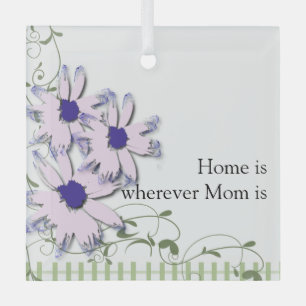 Blume am Muttertag Ornament Aus Glas