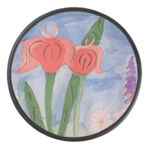 Blume am See Eishockey Puck