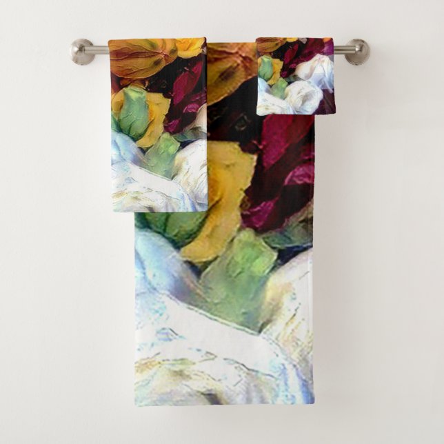Blume am Sommertag Badhandtuch Set (Insitu)