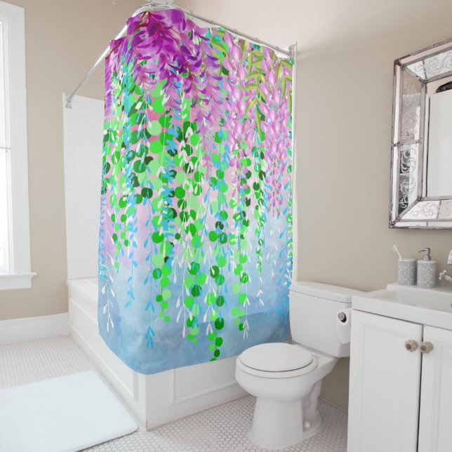 Blume ändern duschvorhang (Beispiel)