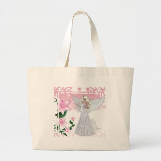 Blume Angel Design Jumbo Stoffbeutel