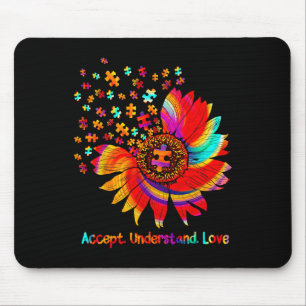 Blume Annehmen Liebe verstehen Mousepad