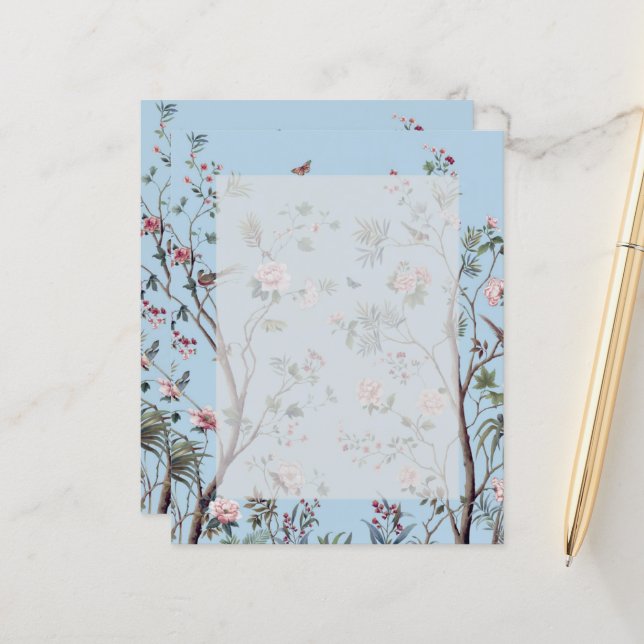 Blume antike Blume (Vorderseite/Rückseite Beispiel)