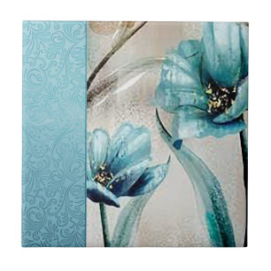 Blume Aqua Keramik Tiles Fliese