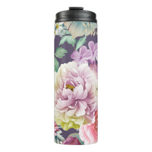 Blume Aquarellbild. Wassercolo Big Set Thermosbecher