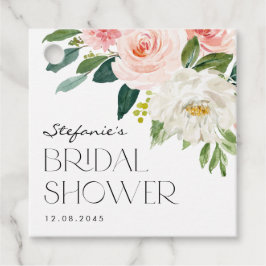 Blume Aquarellgarten Frühjahr Brautparty Geschenkanhänger