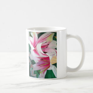 Blume Aquarellmalerei Tasse