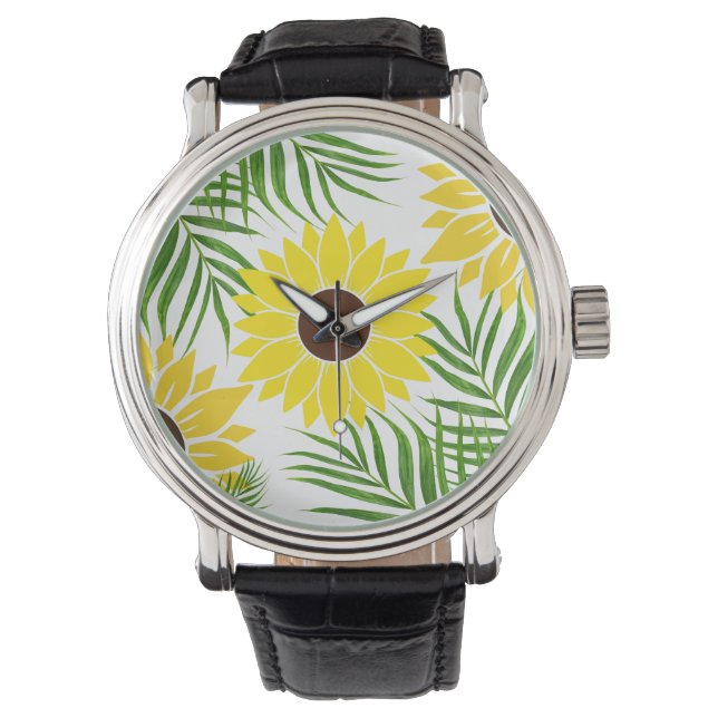 Blume Armbanduhr (Vorderseite)