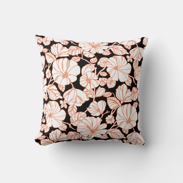 Blume Art Design Kissen (Vorderseite)