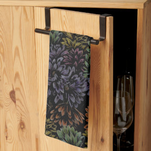 Blume Art Diskothek Floral Kunst Küche Handtücher