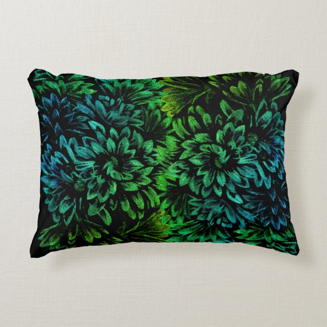 Blume Art Pillow Blumenmuster Kissen (Vorderseite)