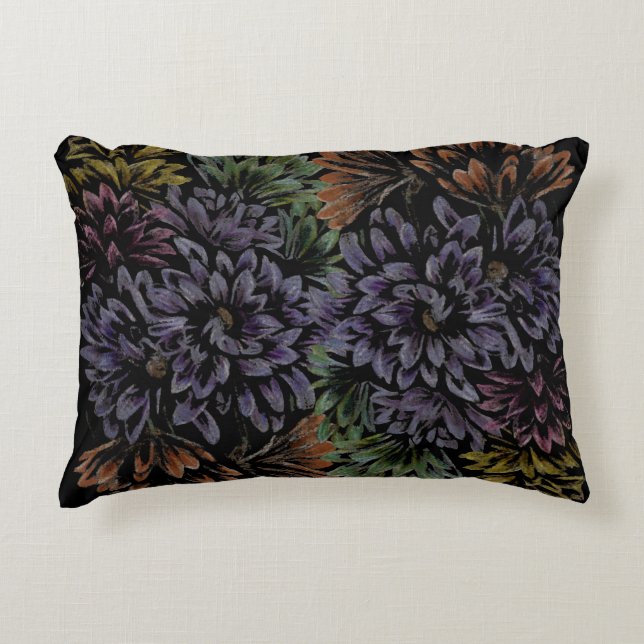 Blume Art Pillow Blumenmuster Kissen (Vorderseite)