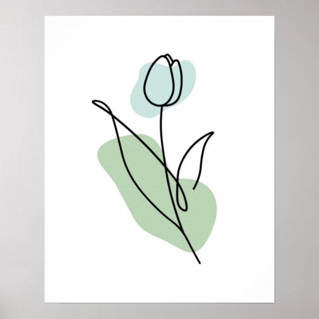 Blume Art Poster (Vorne)