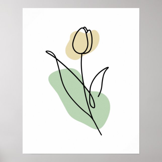 Blume Art Poster (Vorne)