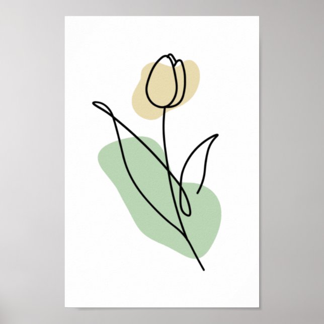 Blume Art Poster (Vorne)