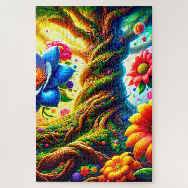 Blume Art Puzzle (Vertikal)