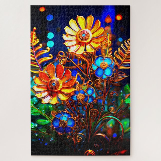 Blume Art Puzzle (Vertikal)