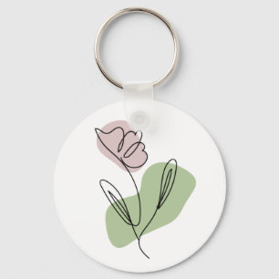 Blume Art Schlüsselanhänger