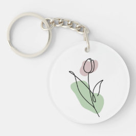 Blume Art Schlüsselanhänger