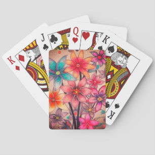 Blume Art Spielkarten