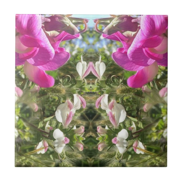 Blume Art Tile Fliese (Vorderseite)