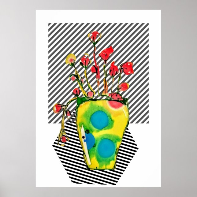 Blume Artwork Poster (Vorne)