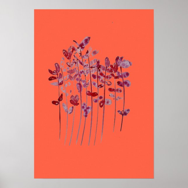 Blume Artwork Poster (Vorne)