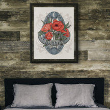 Blume Astrologie und Magisches Poster - Pupien